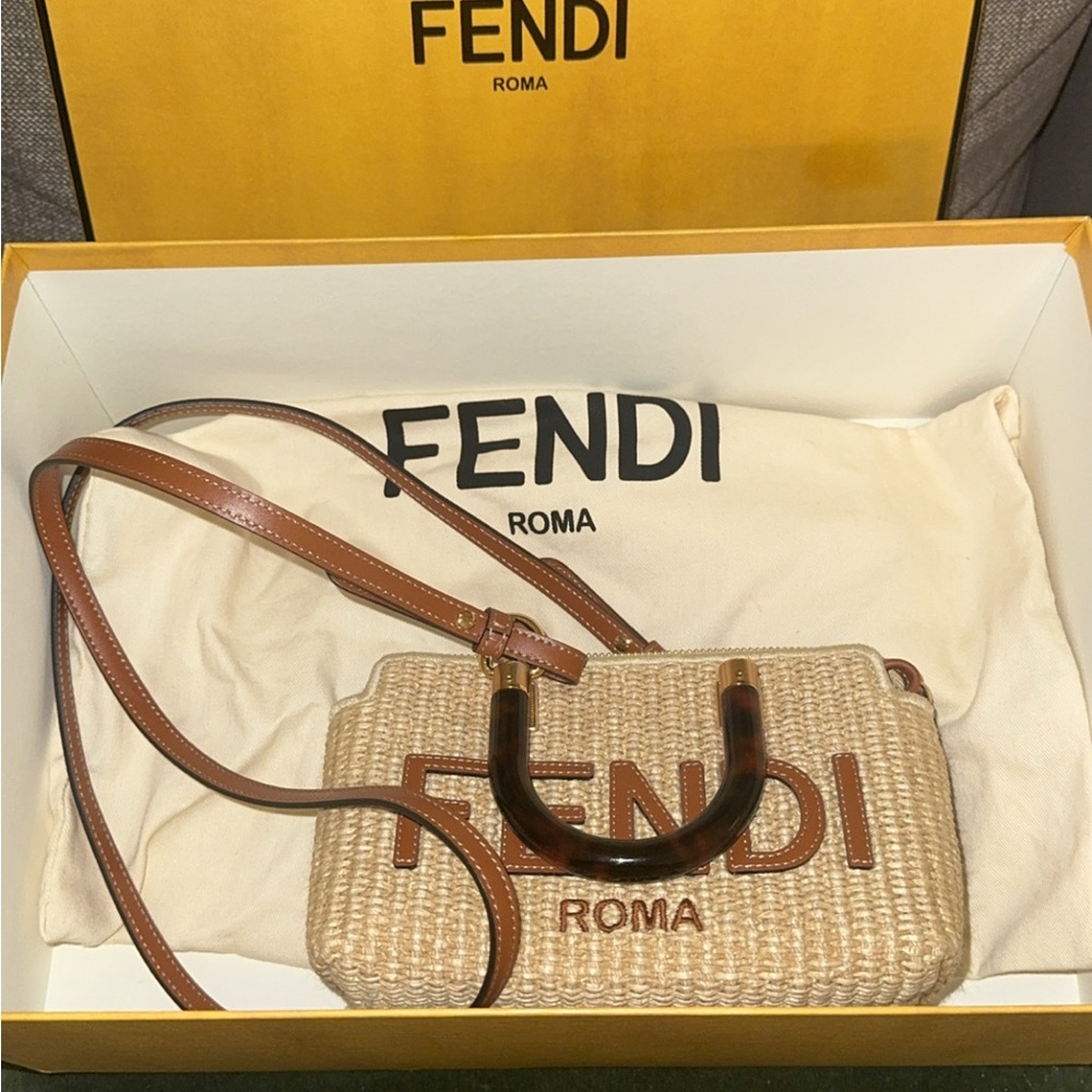 Fendi Beige and Brown Crossbody Bag (Sold on other acct)
